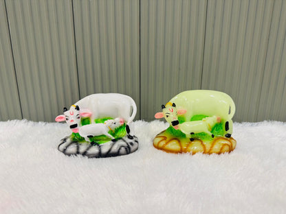 Perfy Handicrafts Kamadhenu/Gomatha/Cow with Calf