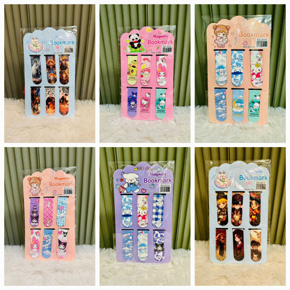 Cute Magnetic Bookmark Set 📚