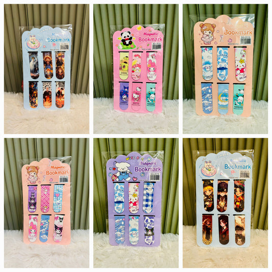 Cute Magnetic Bookmark Set 📚