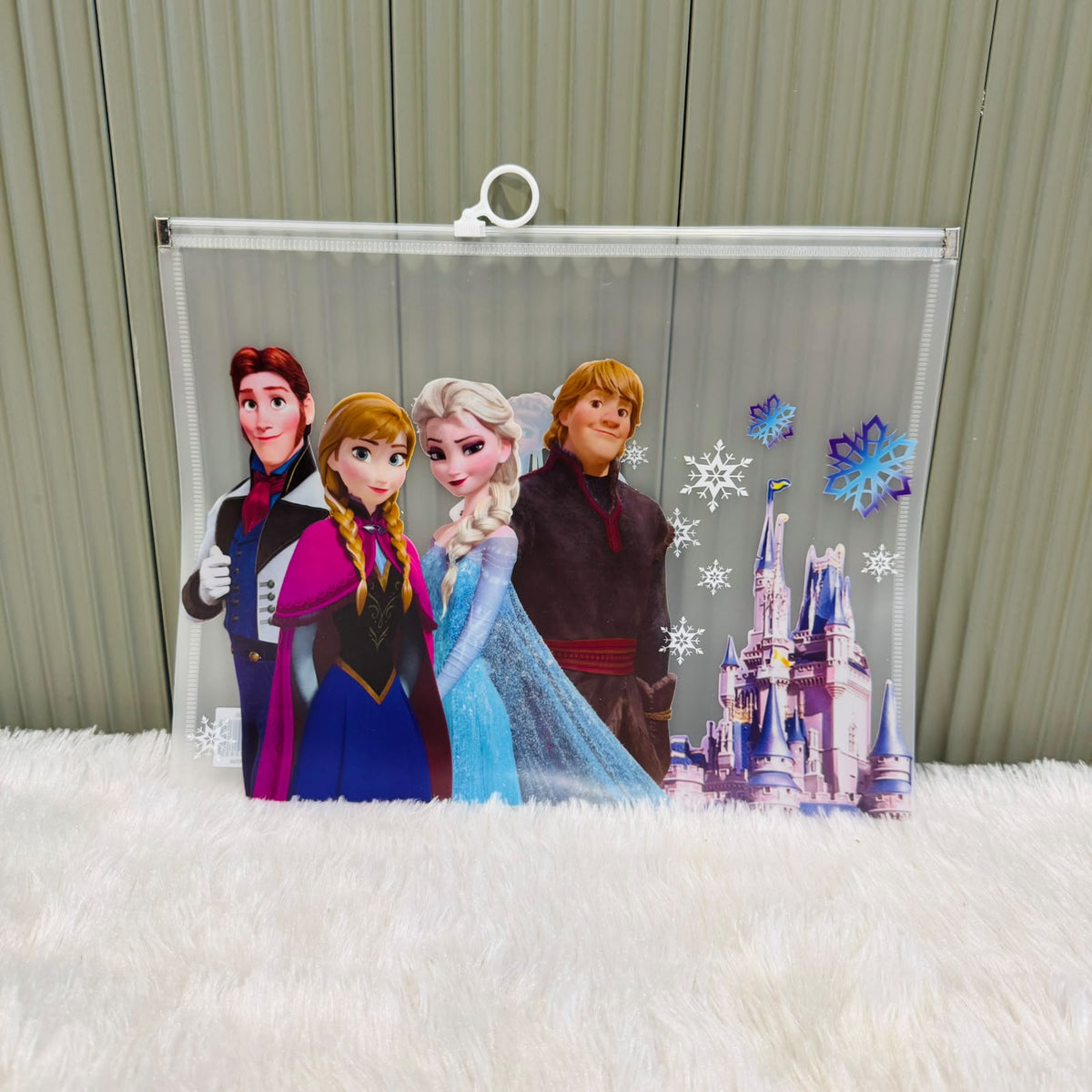 Character print Zip lock A4 size Pouch - multiprint