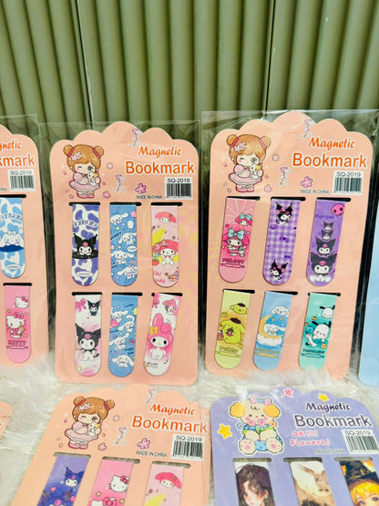 Cute Magnetic Bookmark Set 📚