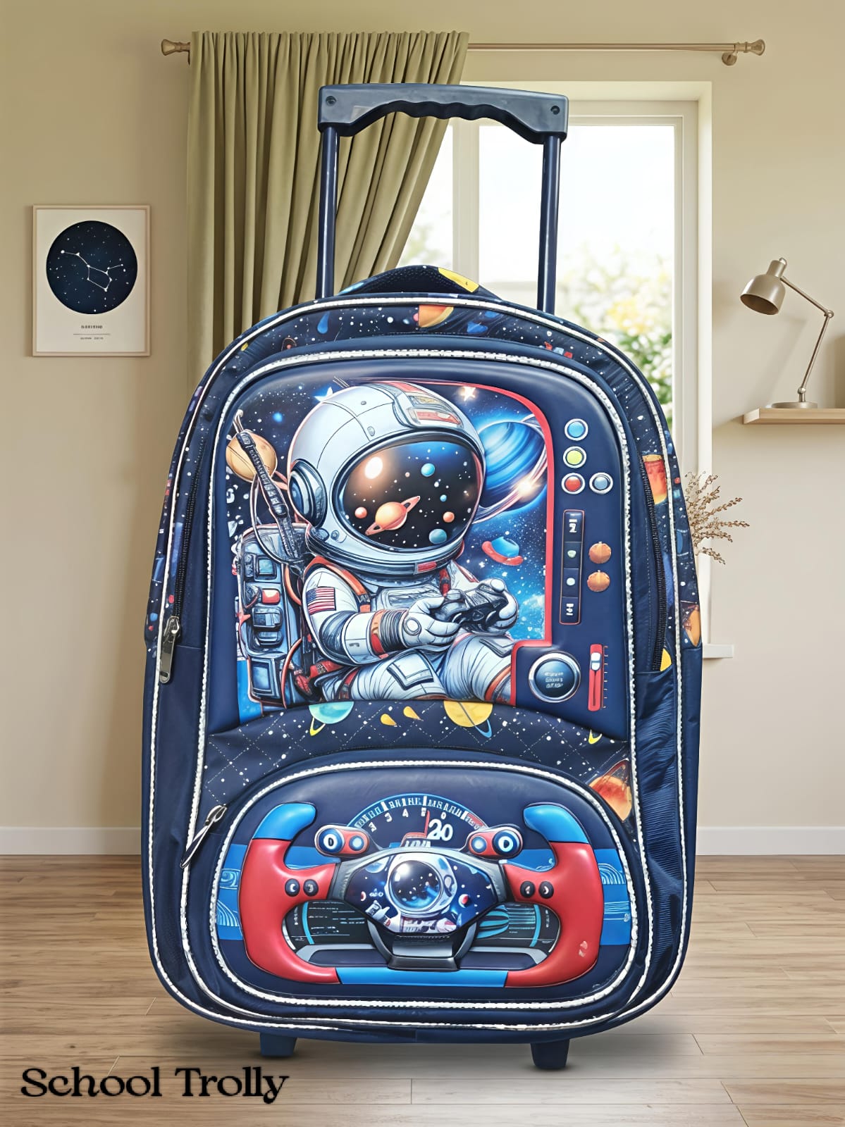 Trolley School Bag for Kids 🎒🛞