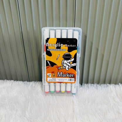 Acrylic Markers 12 colours