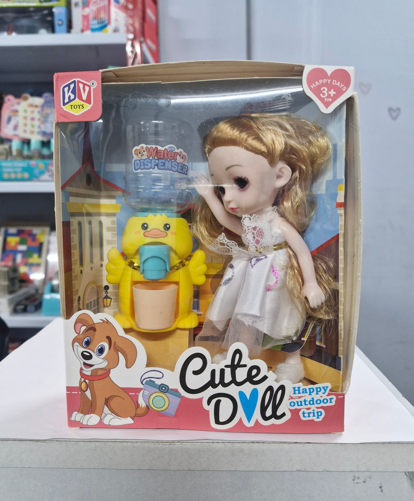 Cute Doll Happy Outdoor Trip