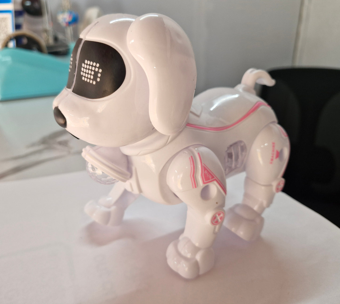 Mechanical Robot Dog Toy | Walking Action, Music, LED Lights & Sound Toy for Kids