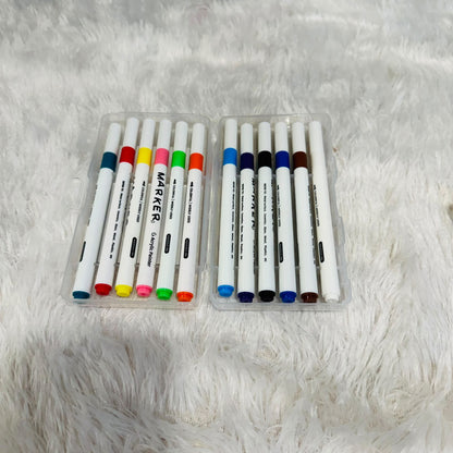 Acrylic Markers 12 colours
