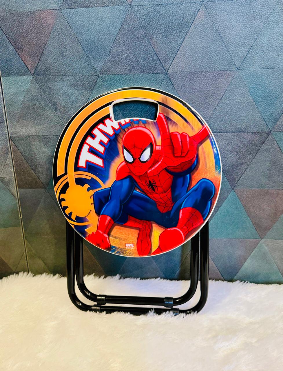 🪑 Kids Folding Study Stool – Cartoon Printed