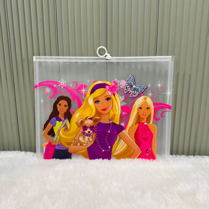 Character print Zip lock A4 size Pouch - multiprint