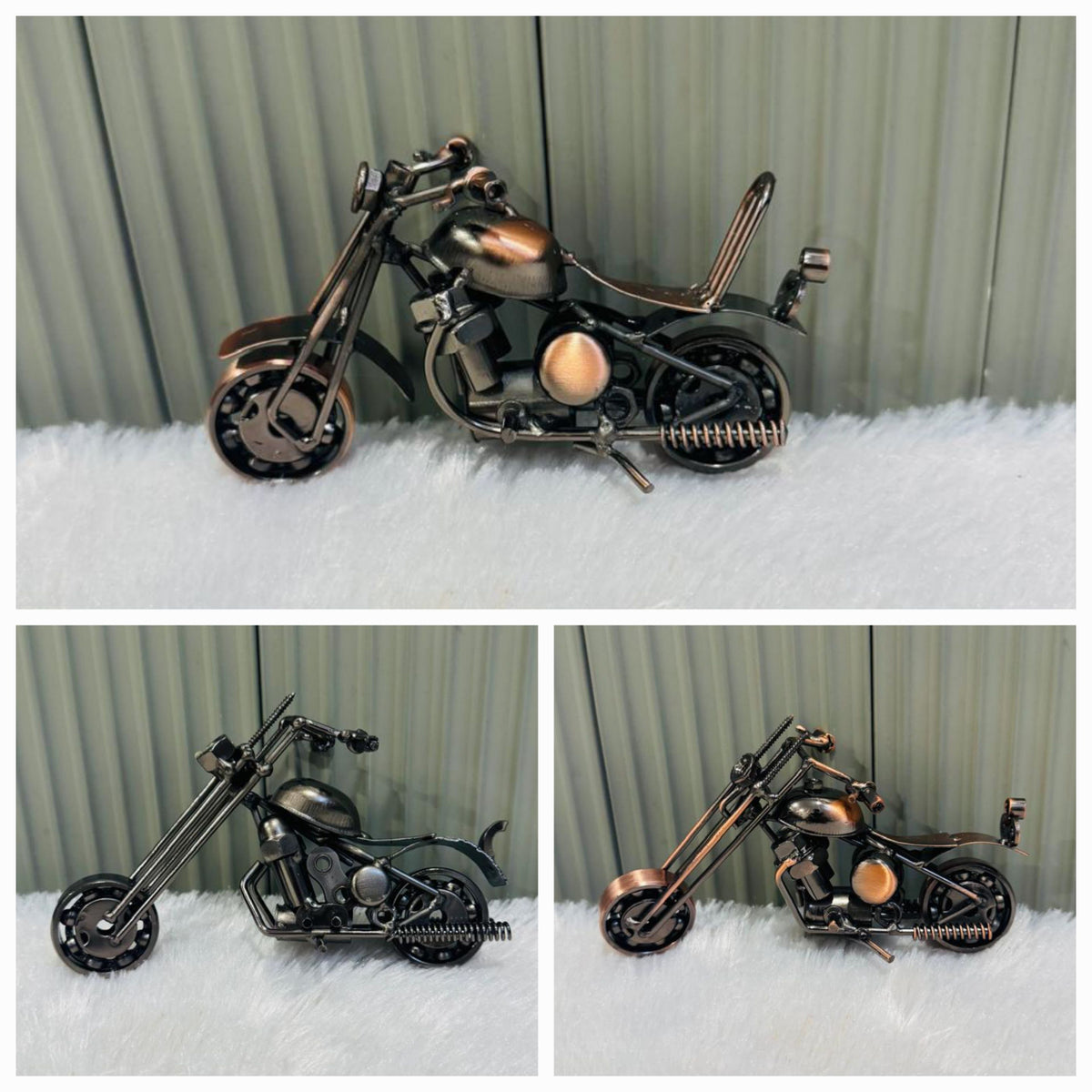 Metal Bike Miniature Decorative Iron Motorcycle Model