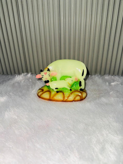 Perfy Handicrafts Kamadhenu/Gomatha/Cow with Calf