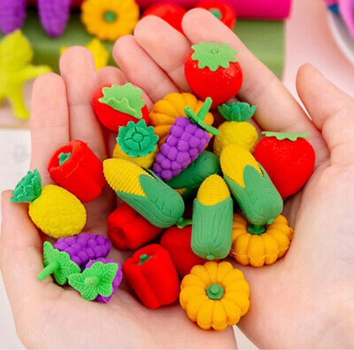Fruit Erasers - Pack of 4