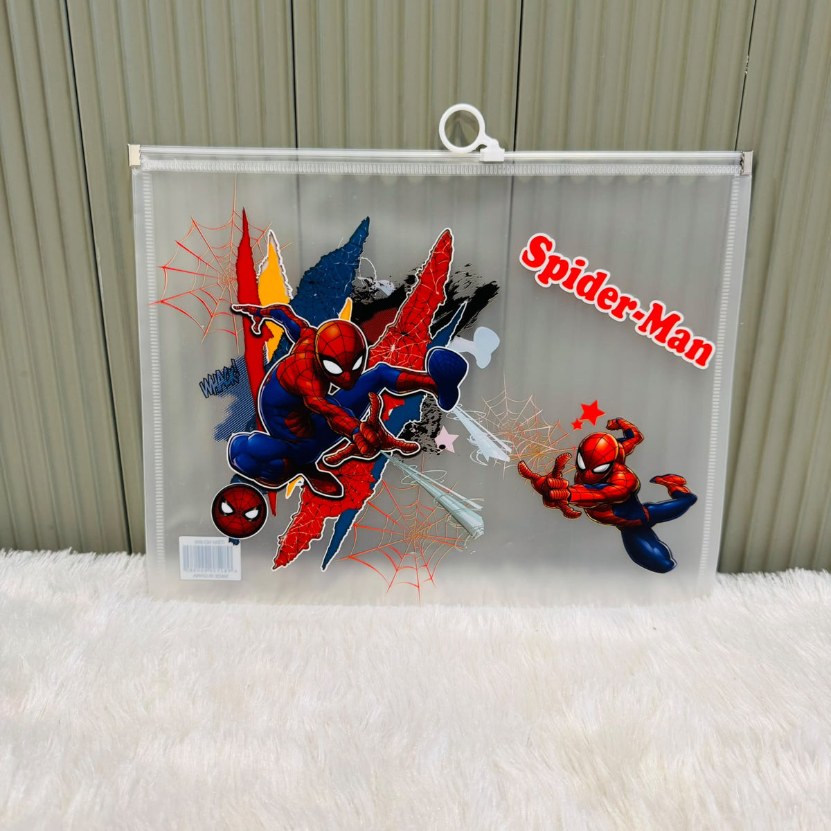 Character print Zip lock A4 size Pouch - multiprint
