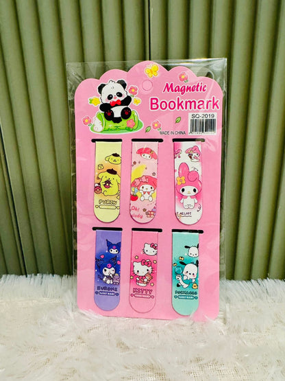 Cute Magnetic Bookmark Set 📚