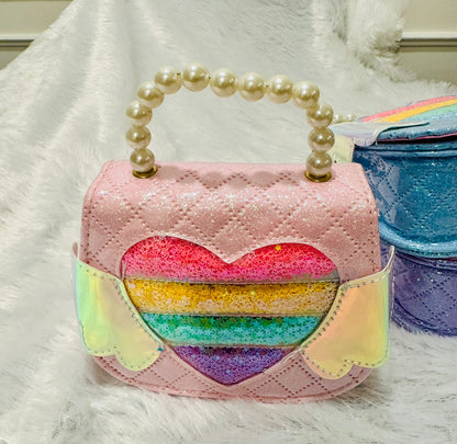 Sling Shoulder Bag Purse for Kids Girls