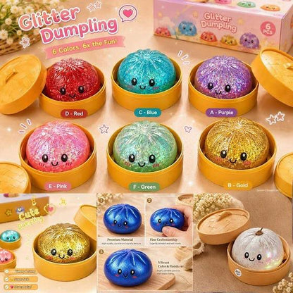 Glitter Dumplings – Cute Sparkling Decorative Showpiece | Fun Gift & Return Gift