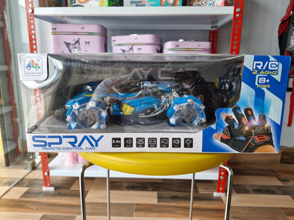 Spray Rechargeable Remote Control Extreme Drift Car | 360° Stunt RC Car with Spray, LED Lights & Music