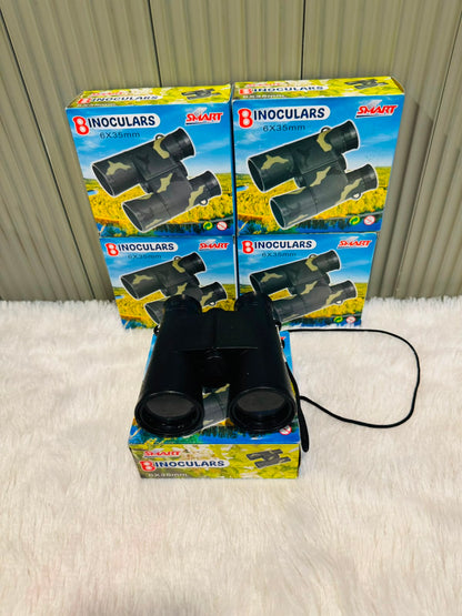 Smart Compact and Portable Binoculars Toy for Kids 6x35mm - Mini Educational Outdoor Adventure Toy