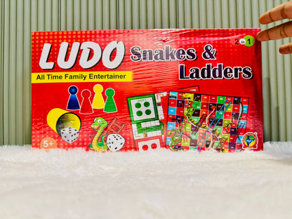 Ludo Snakes & Ladders 2 in 1 Board Game (5+ Age)