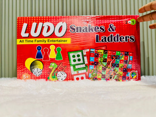 Ludo Snakes & Ladders 2 in 1 Board Game (5+ Age)