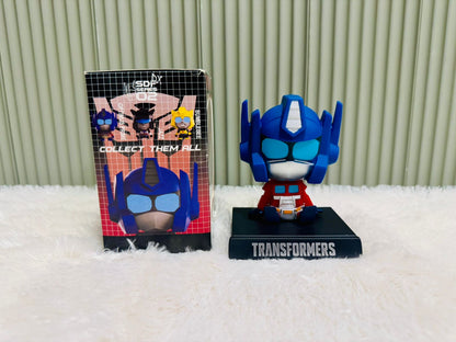 Action Figure Limited Edition Bobblehead with Mobile Holder for Car Dashboard, Office Desk & Study Table
