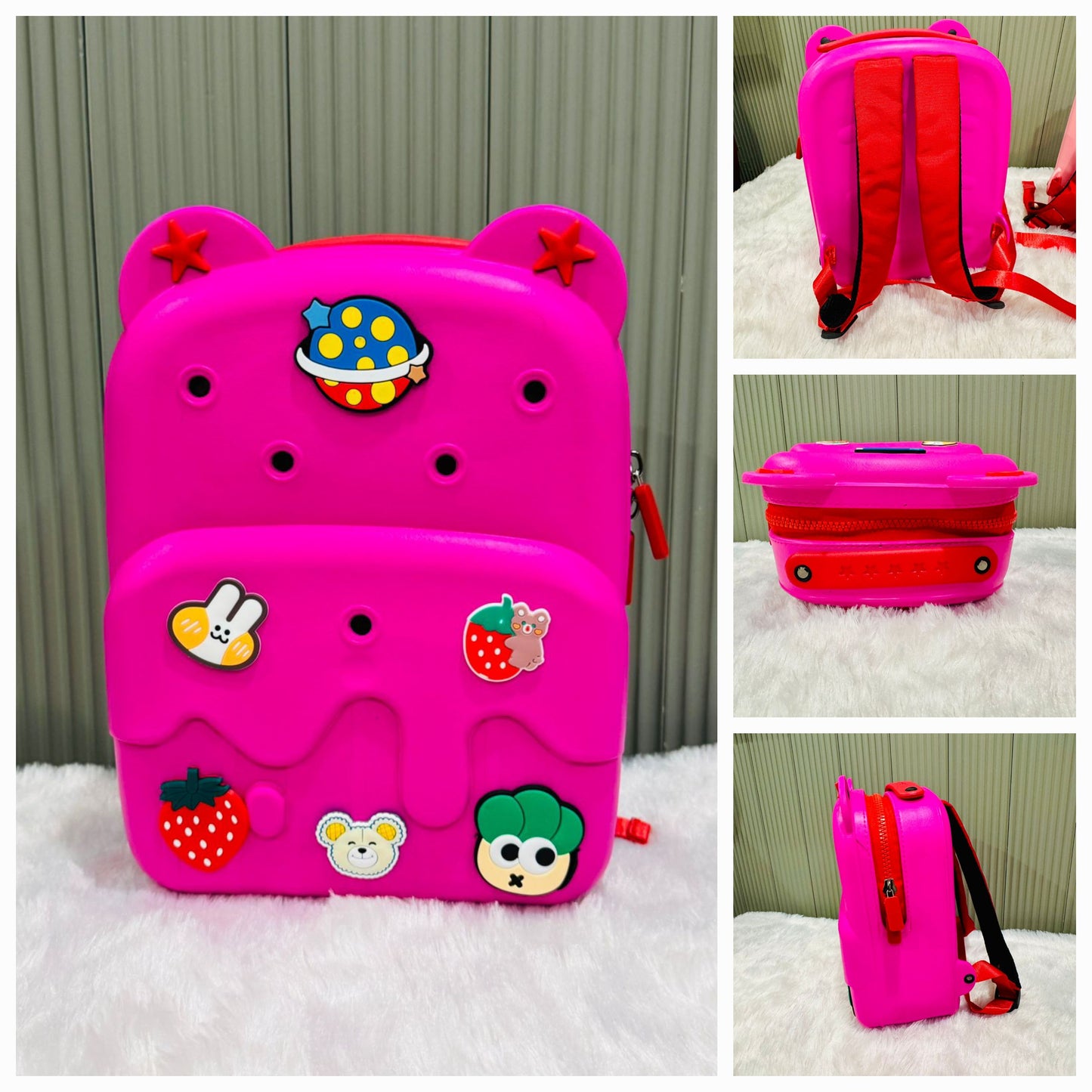 🌈 Trendy Silicone EVA Cartoon Bags for Kids 🐻💖