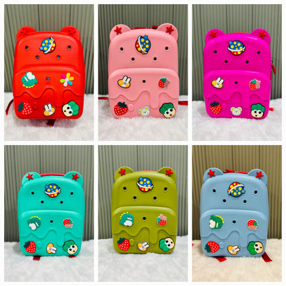 🌈 Trendy Silicone EVA Cartoon Bags for Kids 🐻💖