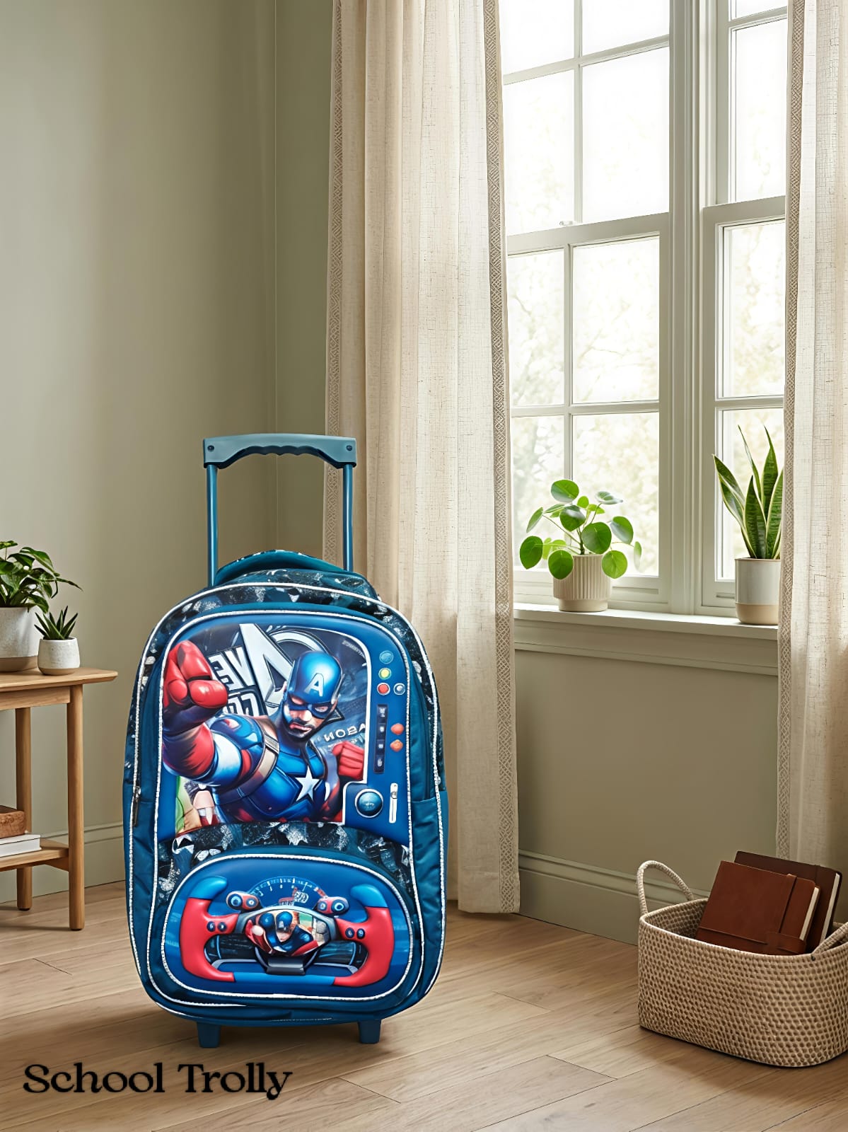 Trolley School Bag for Kids 🎒🛞