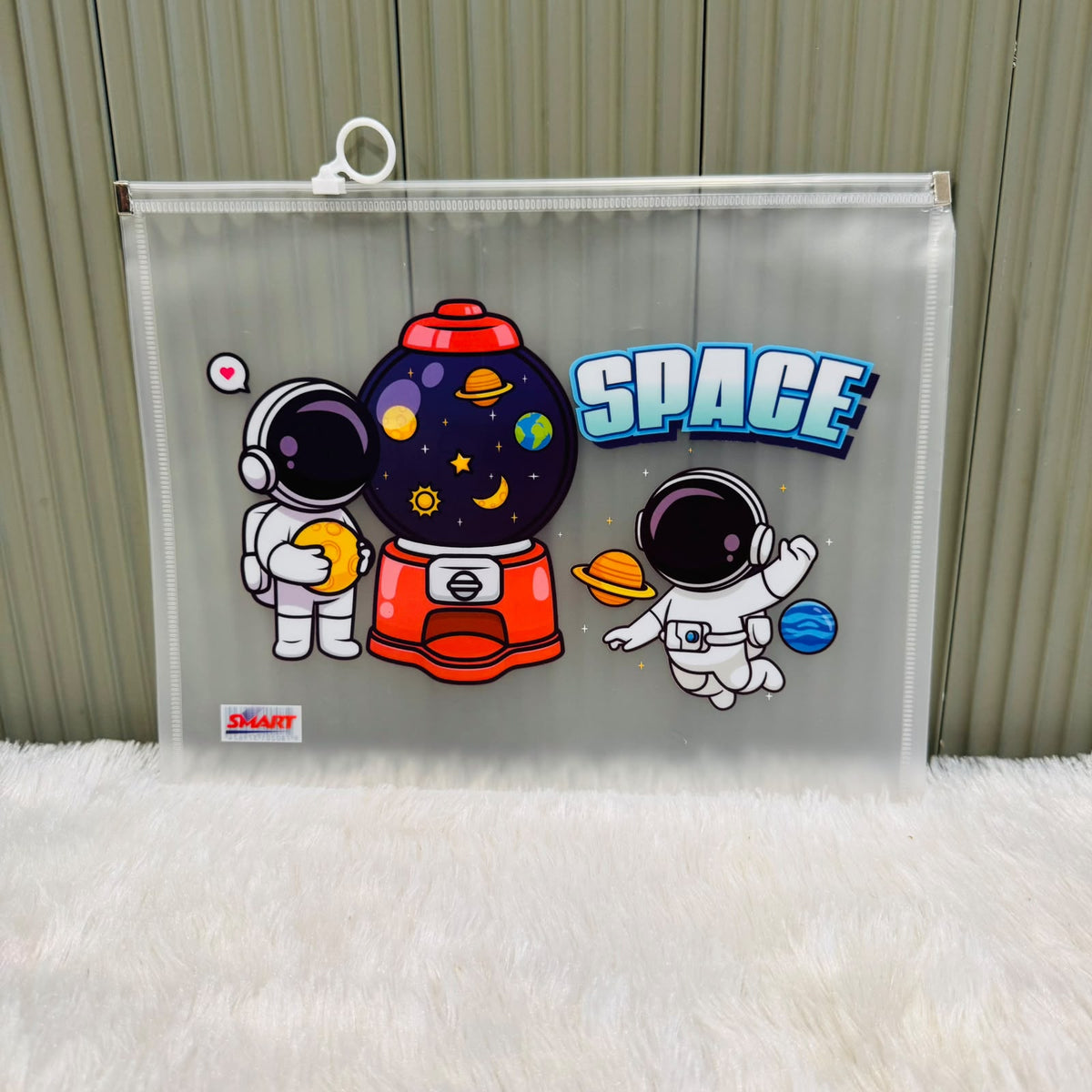 Character print Zip lock A4 size Pouch - multiprint