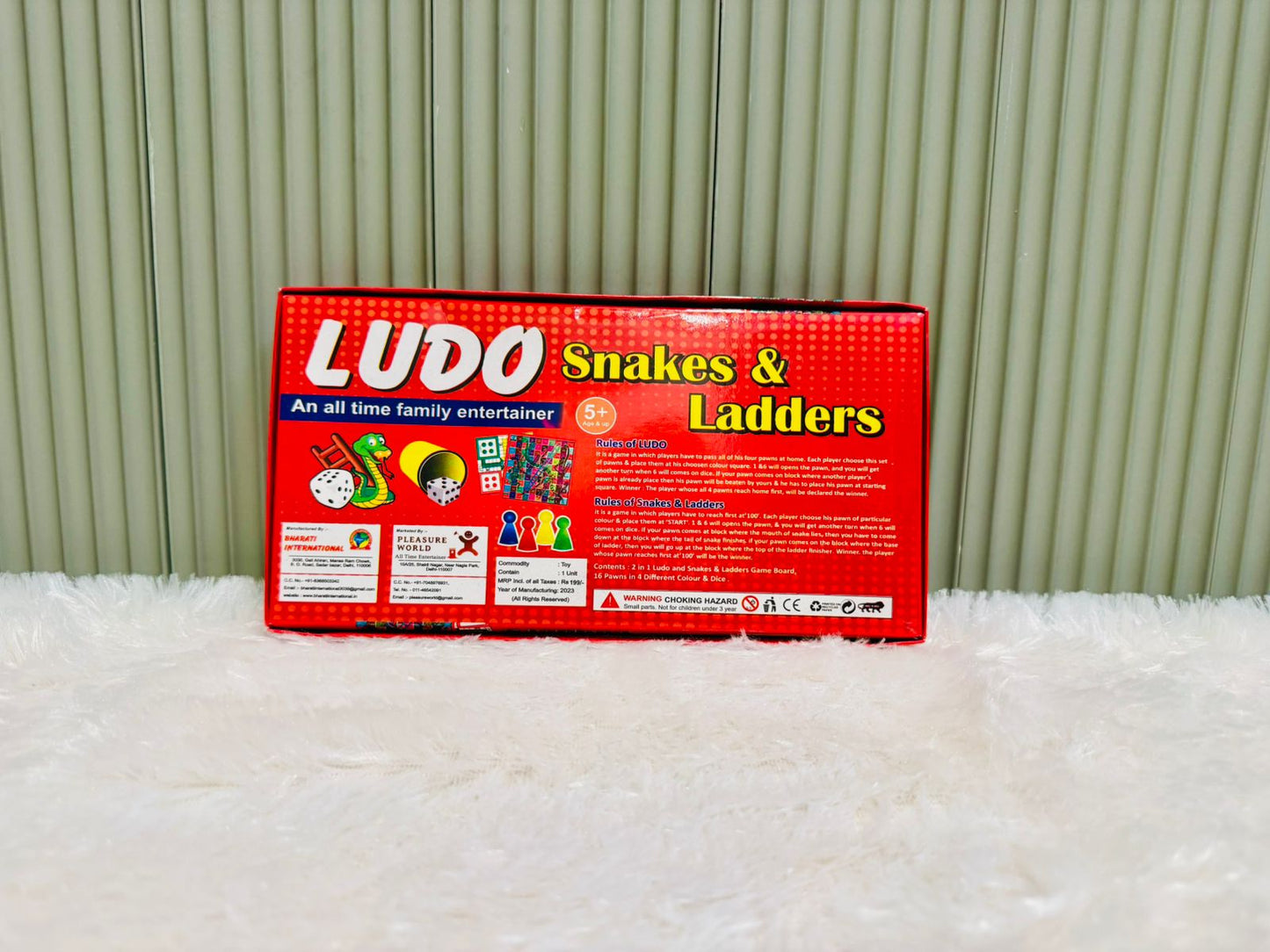 2 in 1 Ludo and Snake & Ladder Board Game