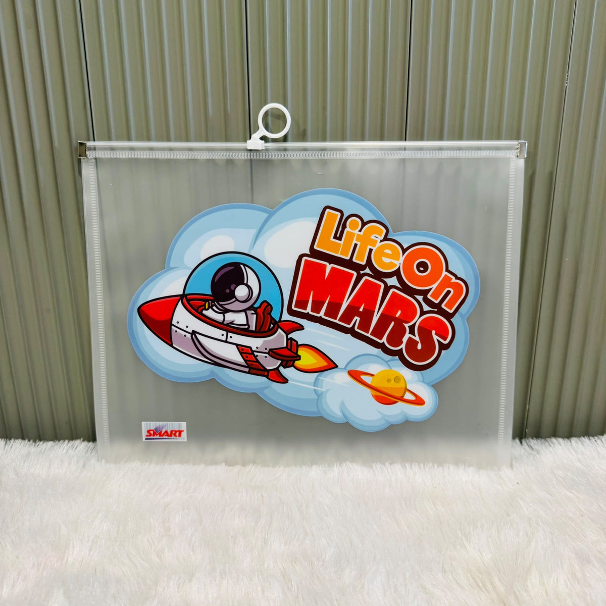 Character print Zip lock A4 size Pouch - multiprint