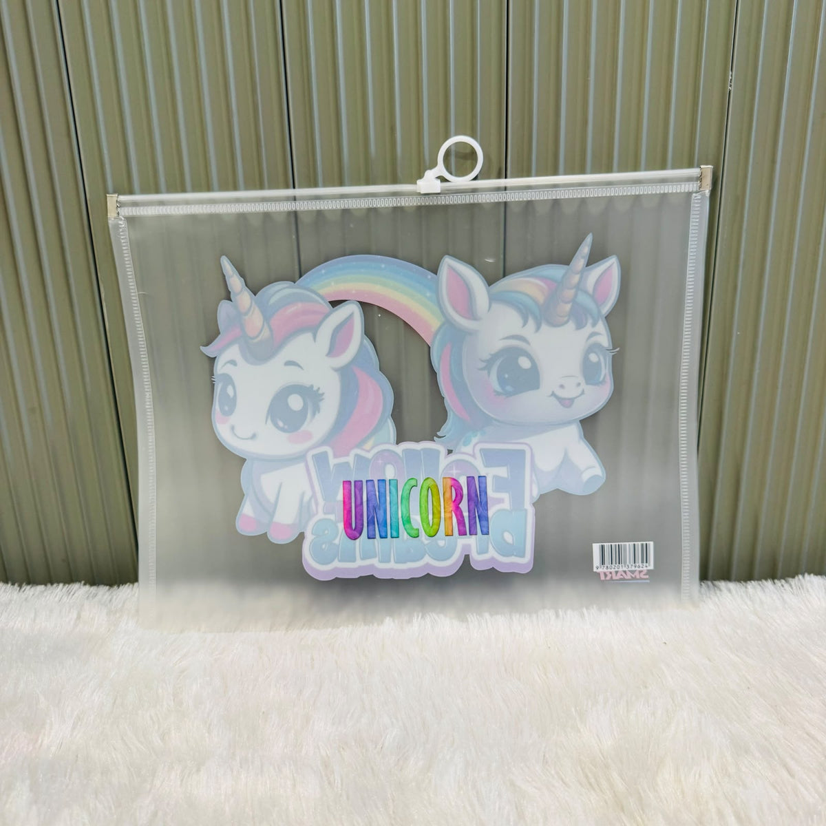 Character print Zip lock A4 size Pouch - multiprint